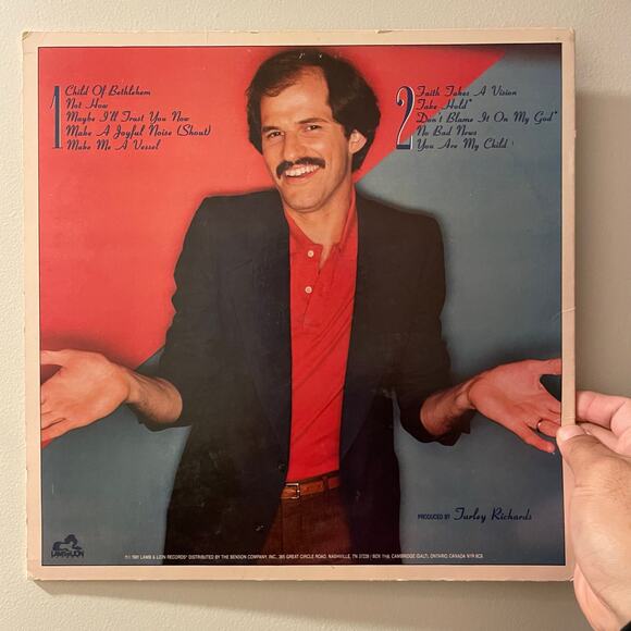 James Ward - Faith Takes A Vision LP vintage vinyl record - Picture 2 of 4